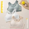 Modal Girls' bras, sports bras, shockproof running, growth period, junior and senior high school students, girls, fixed cup vests details Picture